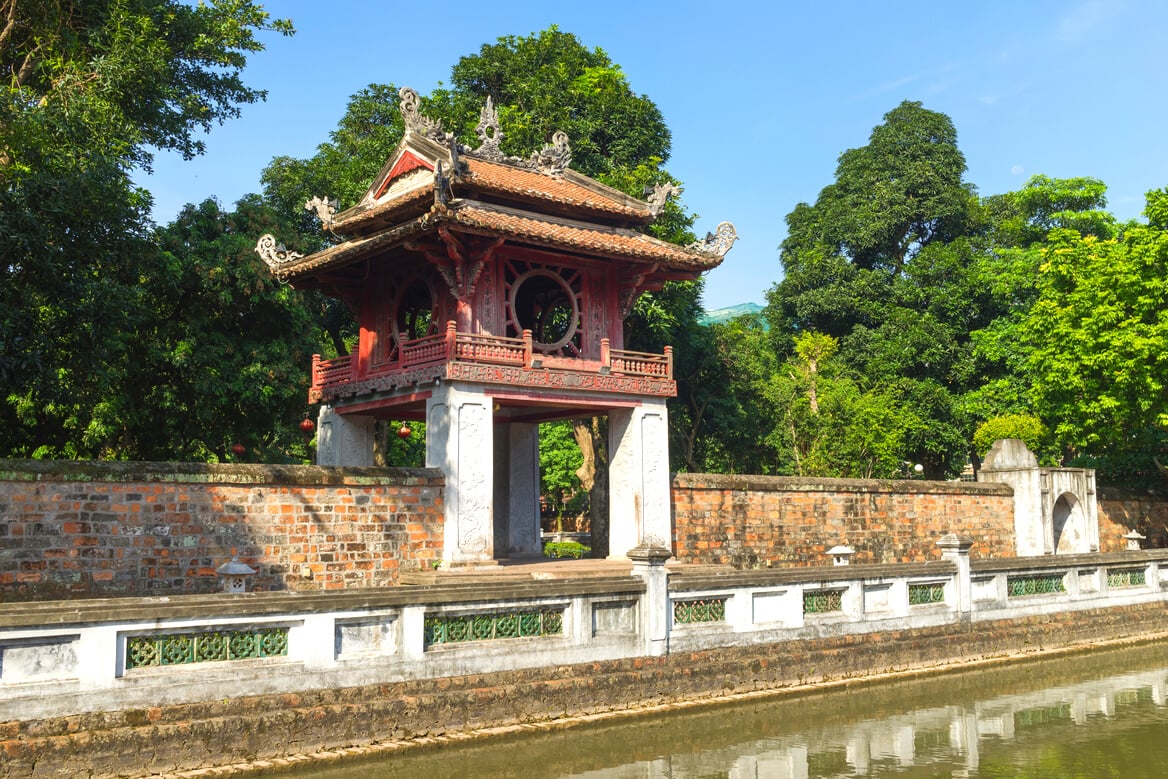 Khue Van Cac or Stelae of Doctors in Temple